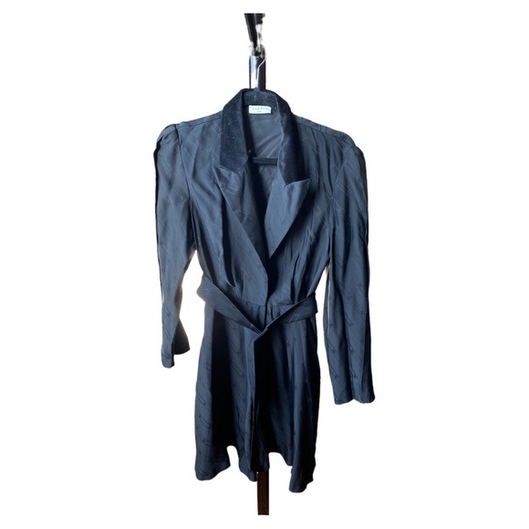 NWOT SANDRO Belted Blazer Dress - Black - Picture 2 of 12